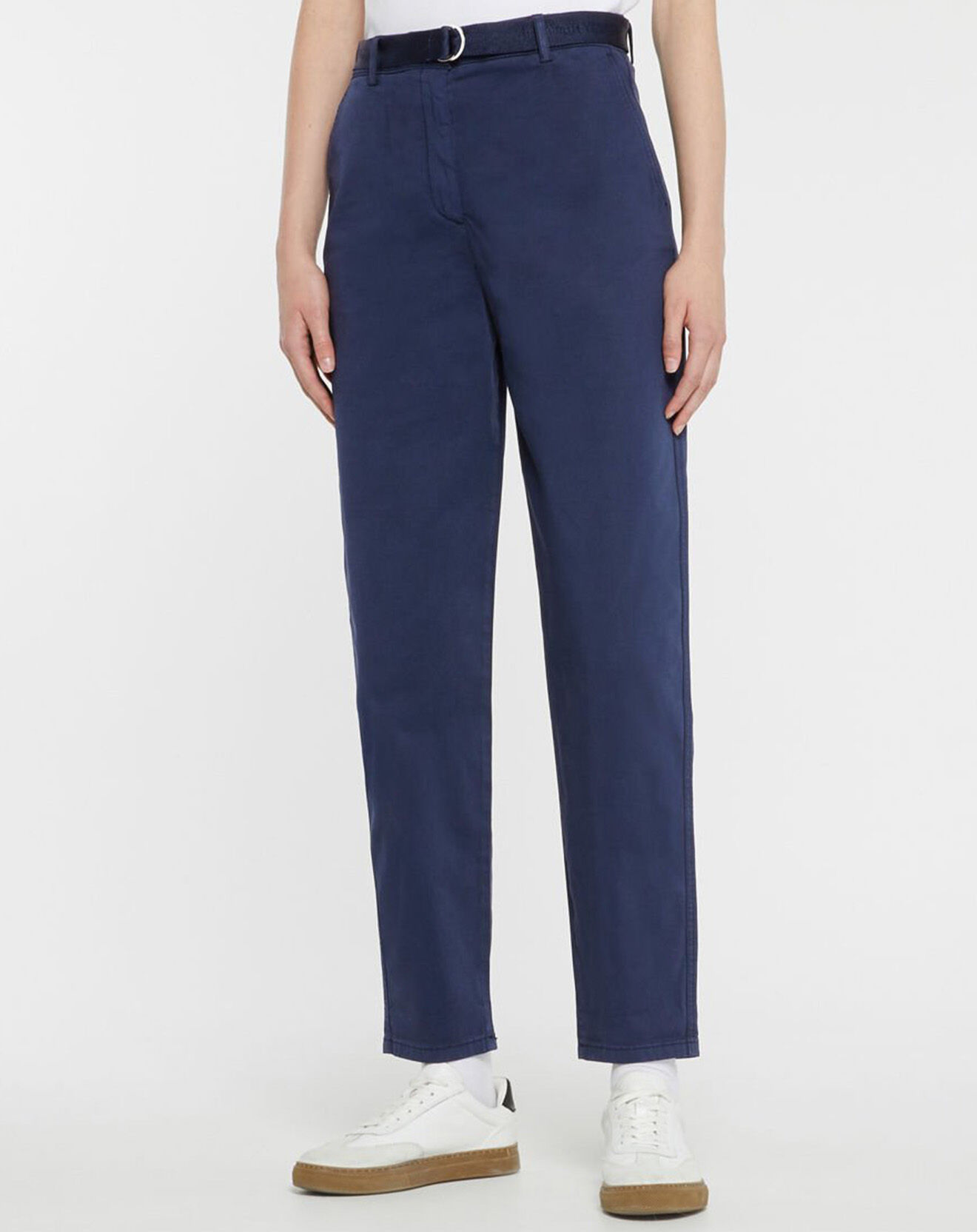 Tommy Hilfiger Pantalon Chino Tapered Blend bleu marine