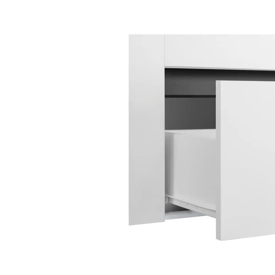 Wisla - Badmeubel 80 cm 1-lade, 1 klep, 1 deur wit spaanplaat