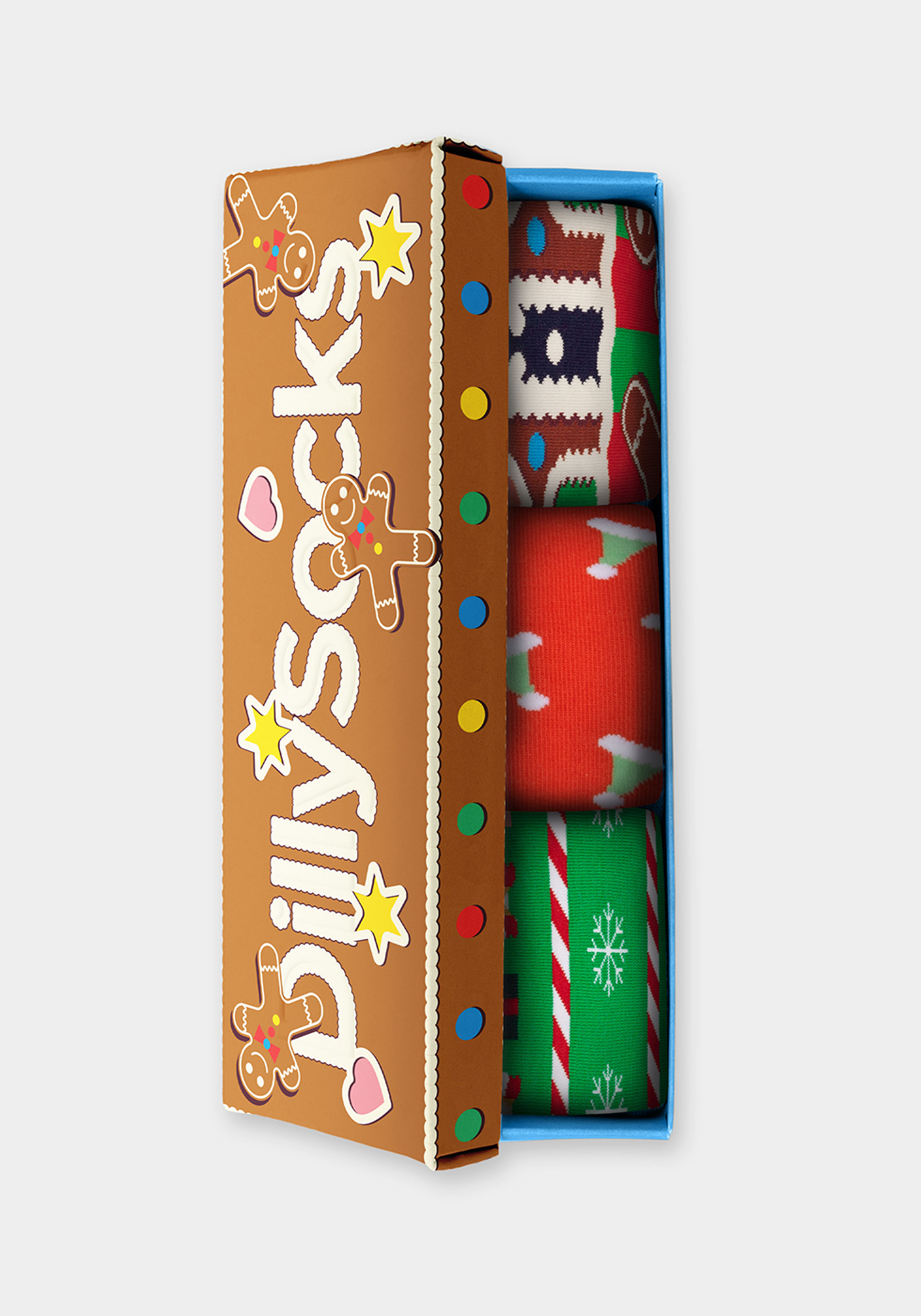 DillySocks Socken 3er-Pack Geschenkbox Chrismas Wonders