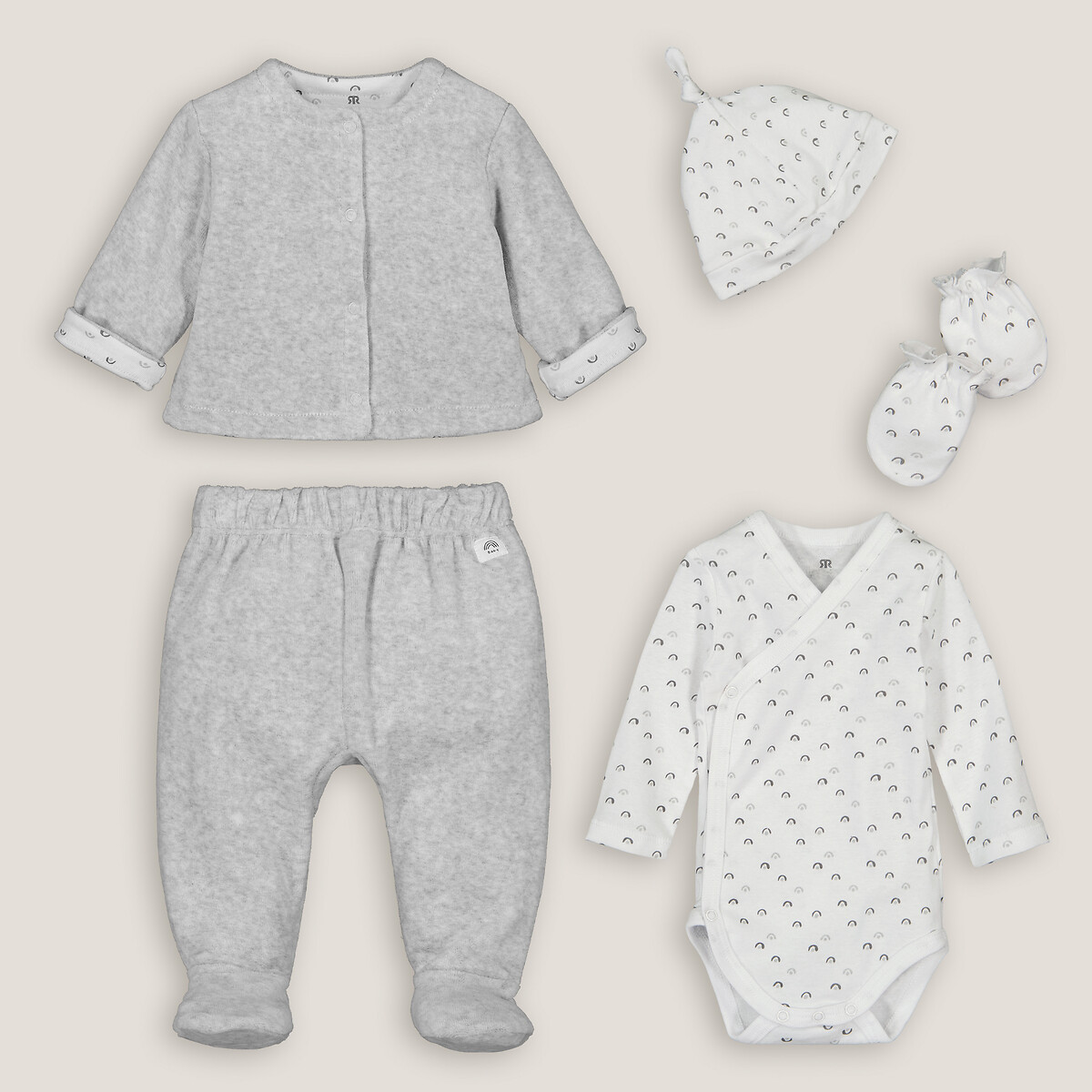 COLEÇÕES LA REDOUTE<br>Kit de parto de 5 peças