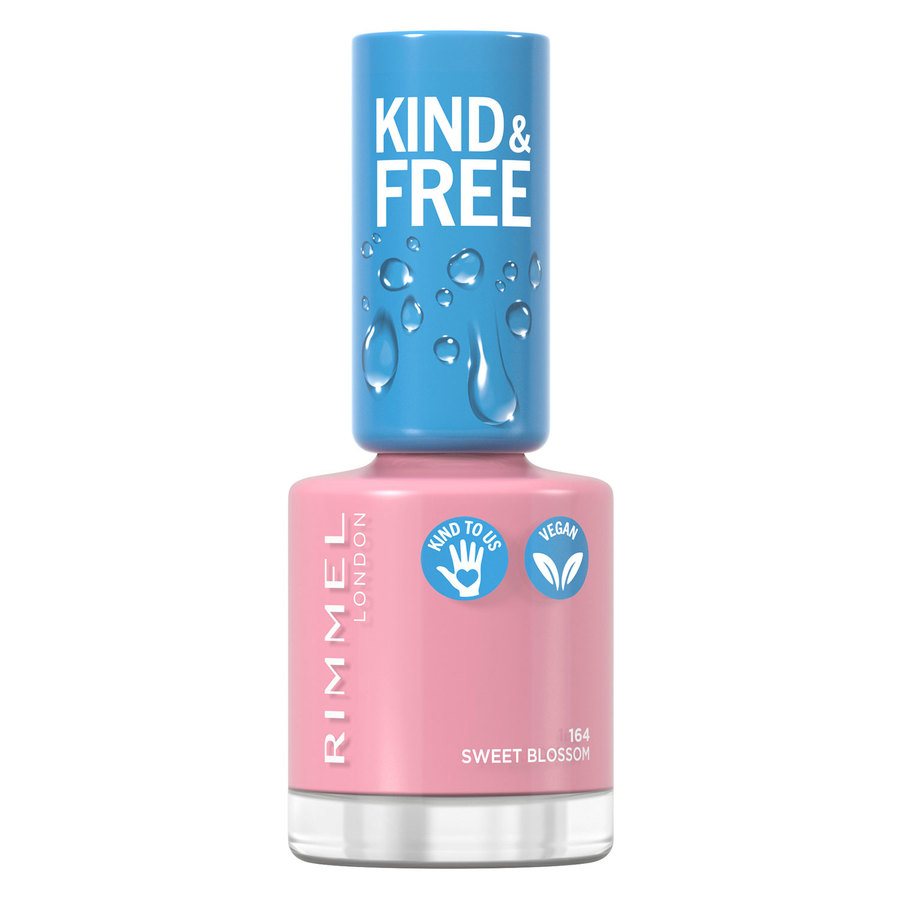 Rimmel London Kind & Free Clean Cosmetics Nail Polish 163 Sweet Blossom 8ml