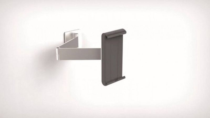 DURABLE - WALL ARM - Tablet Wandmontage - Zwenkarm - 360° Draaibaar
