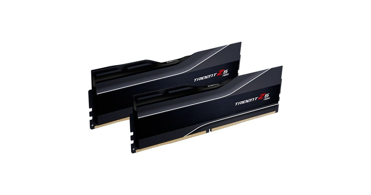 G.Skill32 GB DDR5-6000 Kit werkgeheugen  (Zwart, F5-6000J3038F16GX2-TZ5N, Trident Z NEO, AMD EXPO)