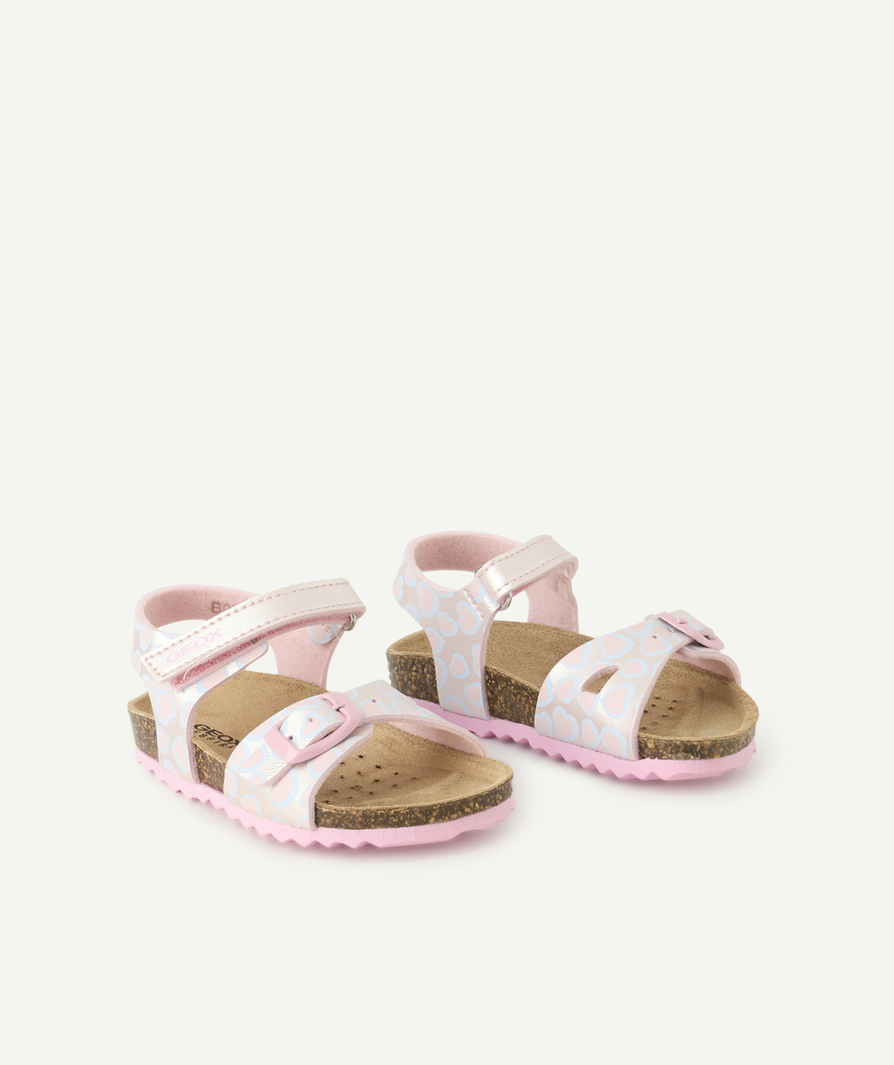 GEOXsandales ouvertes bébé fille chalki roses irisées