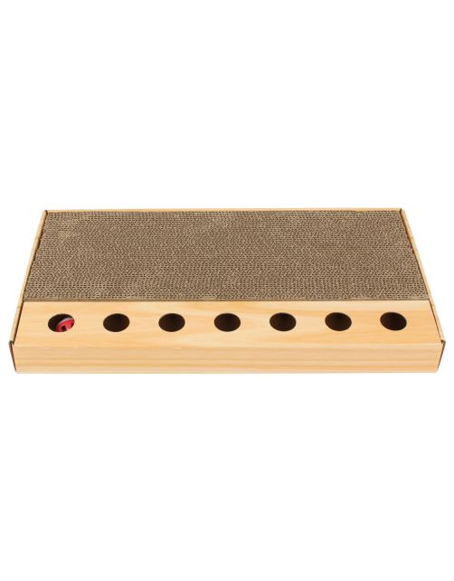 Adori Kartonnen Krabplank Liv - Krabpalen - 48x25x5 cm Bruin