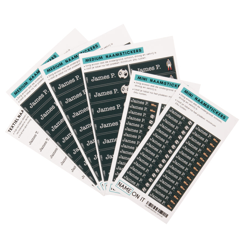 Gepersonaliseerde Labels - FC Jeune Premier
