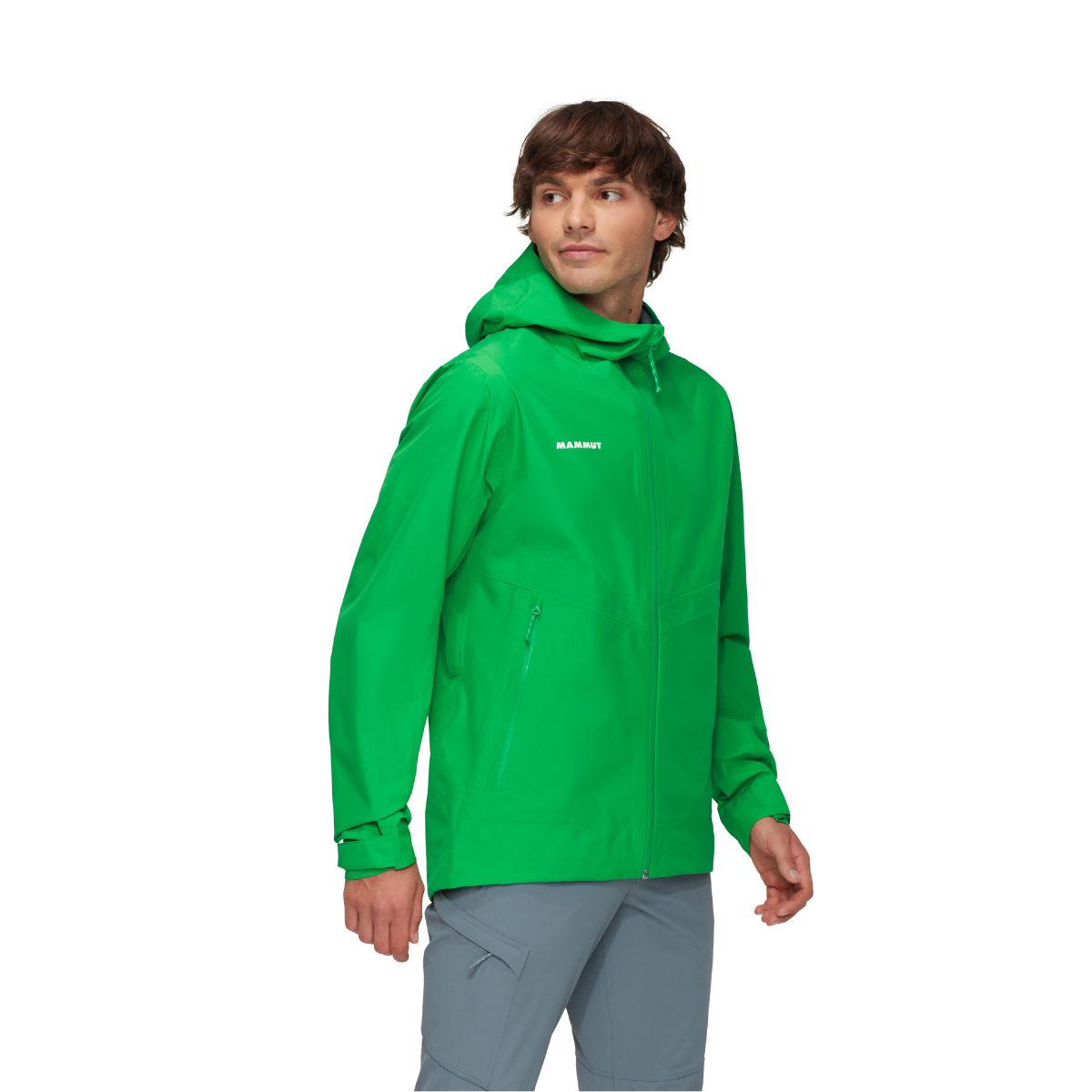 Mammut Alto Light HS Hooded skal- og regnjakke, herre (Pinea)