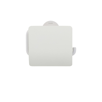Tiger Toiletrolhouder Urban Wit met Klep