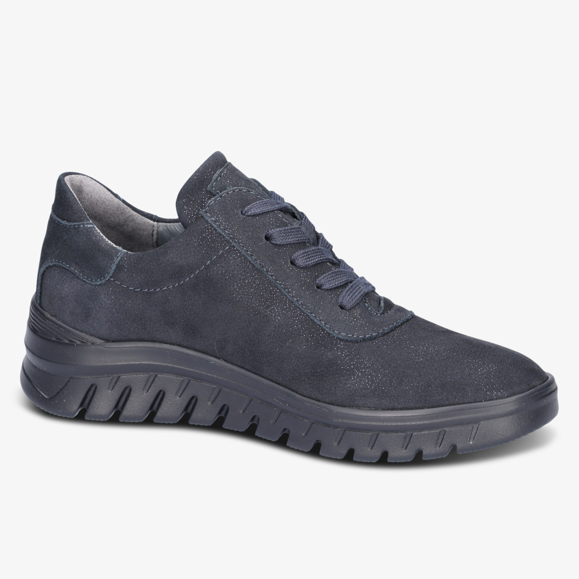 waldläufer Damen Halbschuhe blau