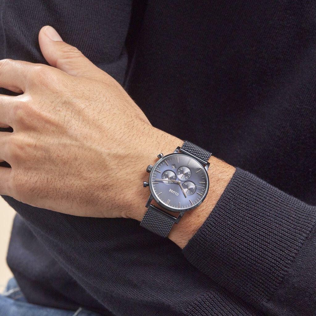 Montre Cluse Aravis Bleu
