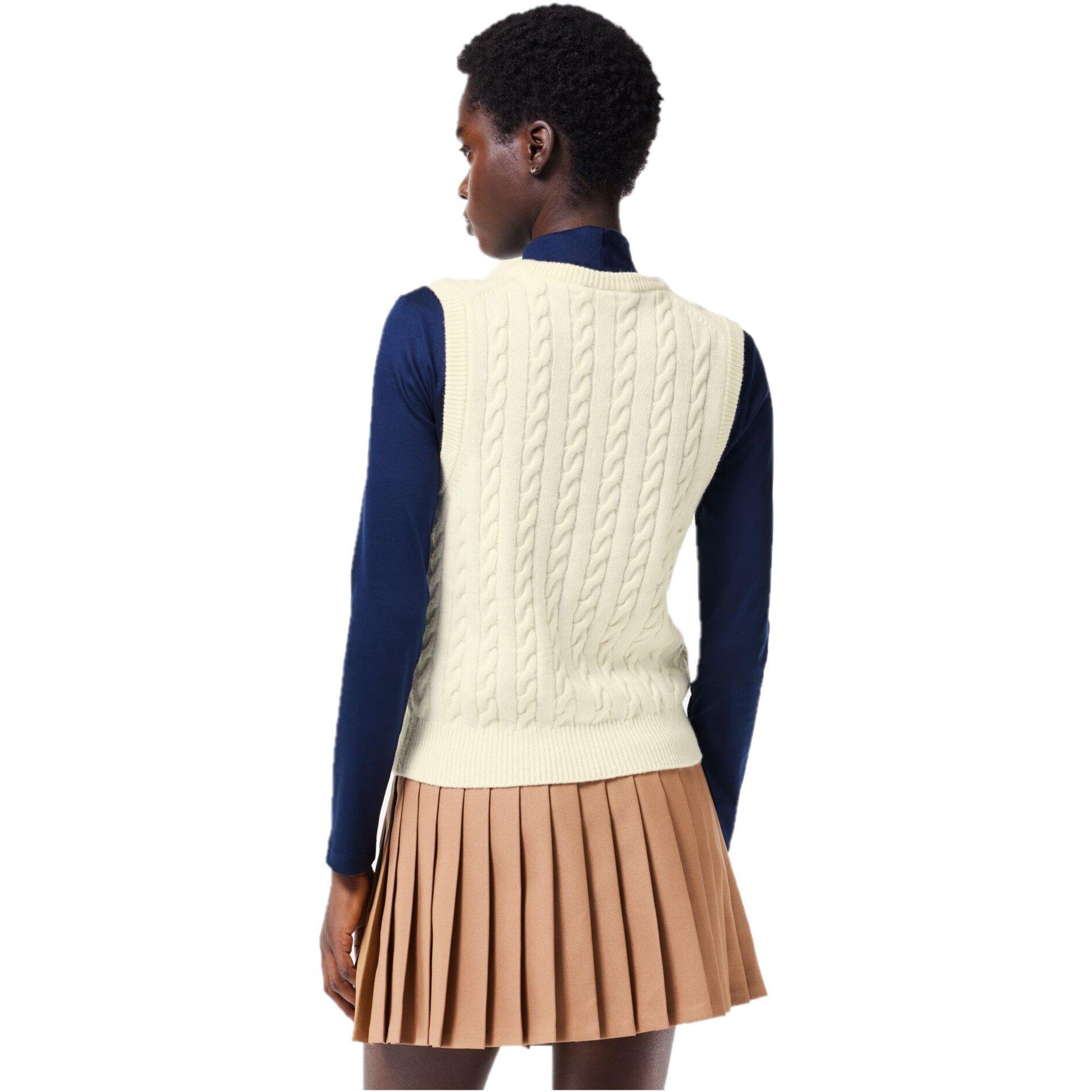 Lacoste Cable Knit Cardigan