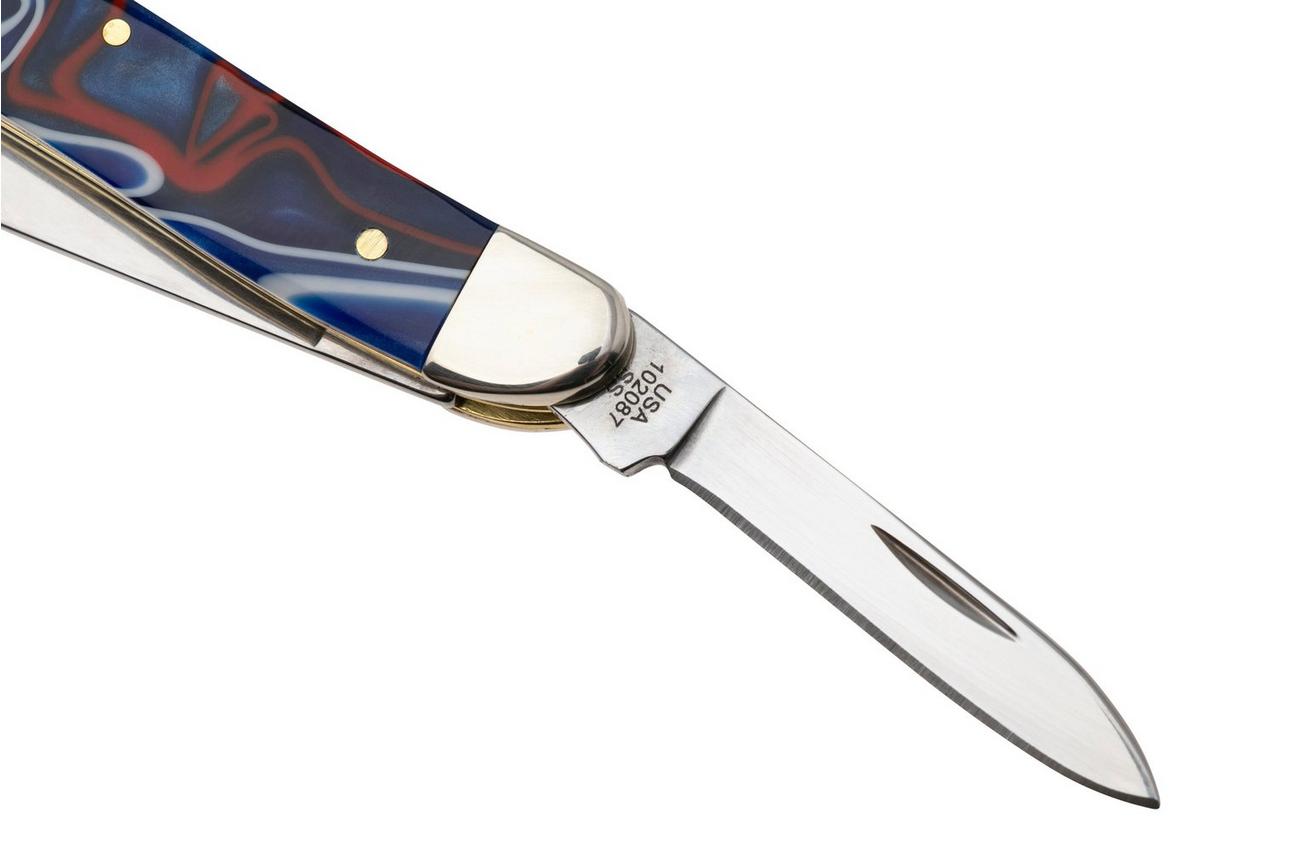 Case Medium Jack 11225 Smooth Patriotic Kirinite 102087 SS, zakmes