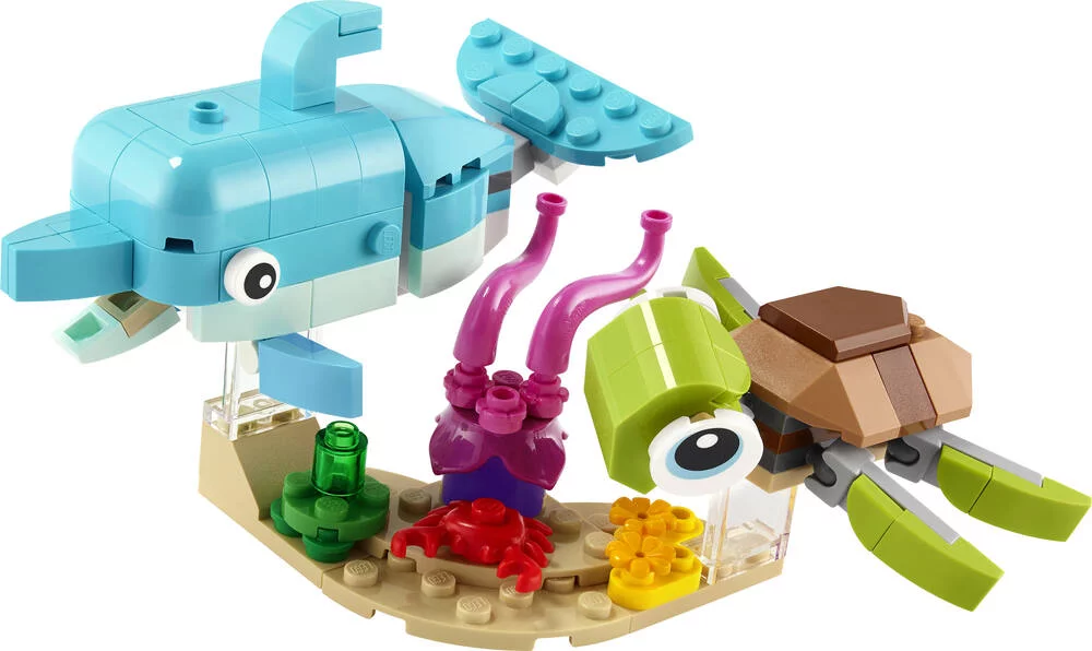 LEGO®CREATOR 31128 -LE DAUPHIN ET LA TORTUE