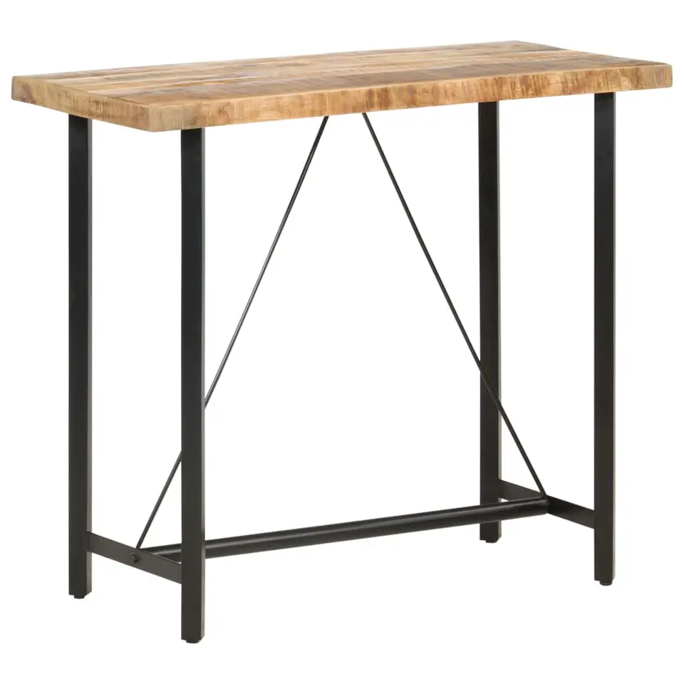 vidaXL - Bartafel - Bruin - Hout - 120 x 58 x 107 cm