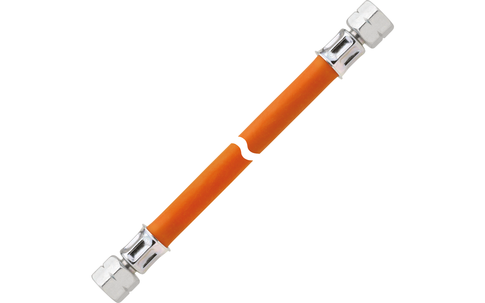 GOK Mitteldruckschlauchleitung Gas Überwurfmutter G 1/4 LH auf G 1/4 LH Gummi 1000 mm