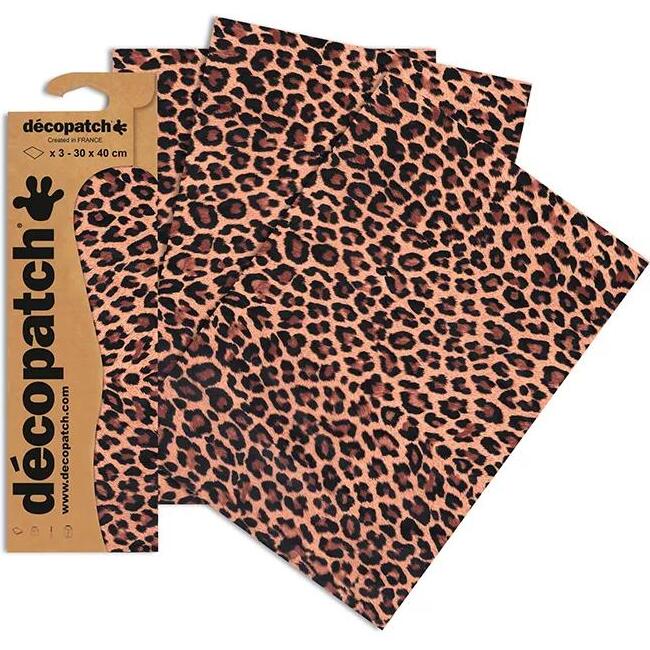 Pochette 3 Feuilles Identiques Ref 207 - Marron