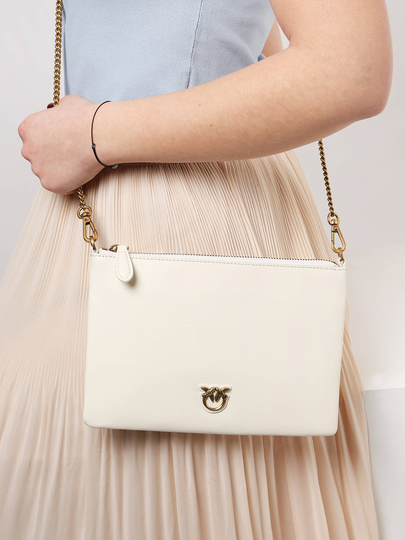 Sac bandoulire Classic Love Flat Bag cuir PINKO