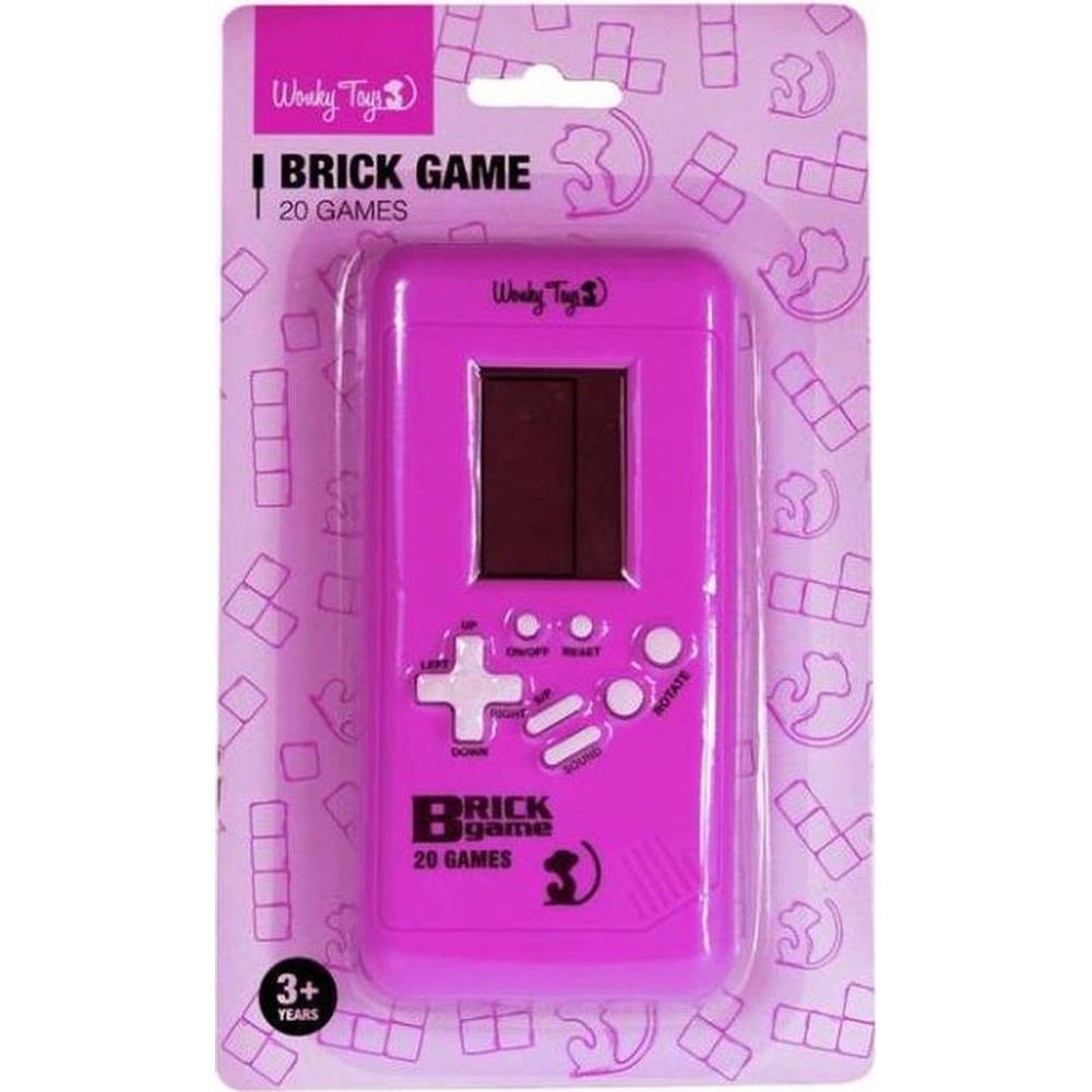 Wonky Monkey 20 Brick games handheld - roze