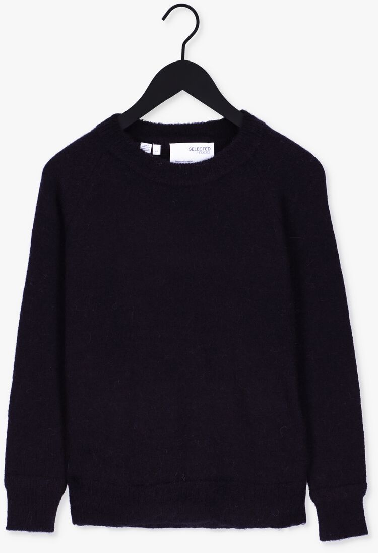 SELECTED FEMME zwarte selected femme trui lulu ls knit o-neck b