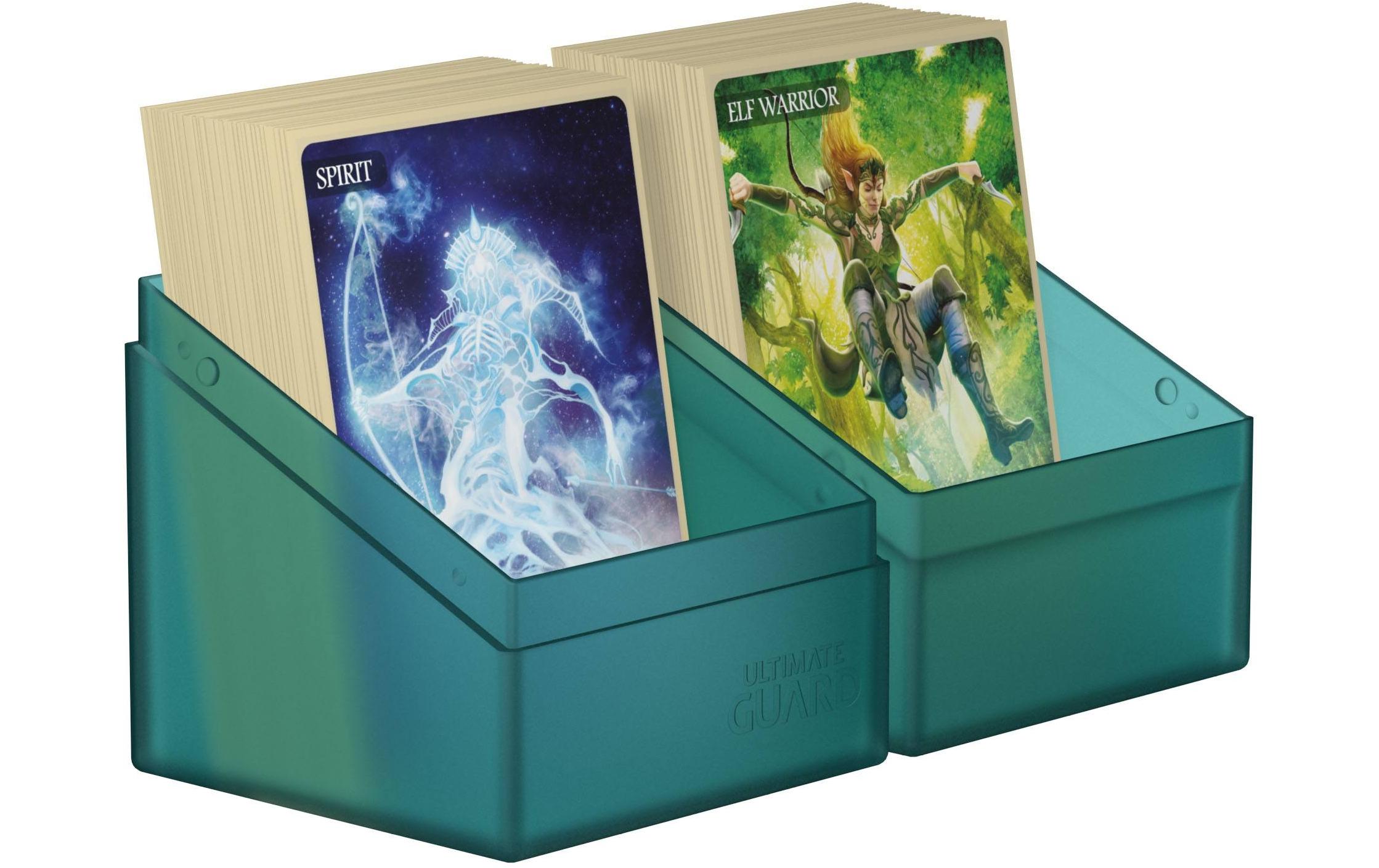 Kartenbox Boulder Deck Case Standardgrösse 100+ MalachiteHandliche und feste Kartenbox mit Soft-Touch-Oberfläche