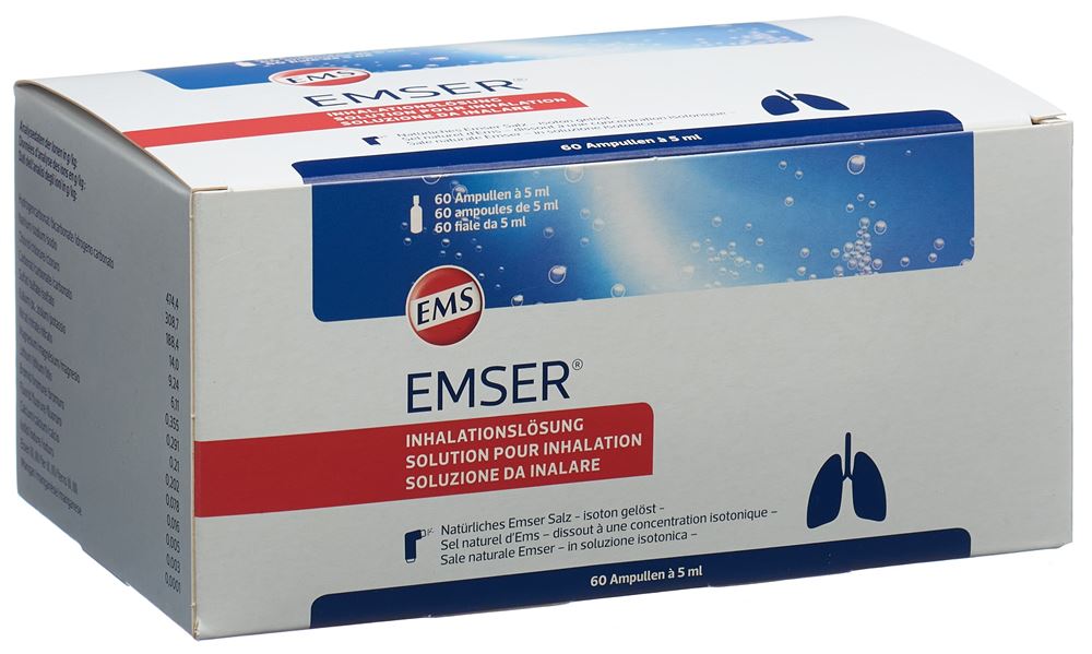 EMSER Inhalationslösung Inhal Lös Amp 5 ml