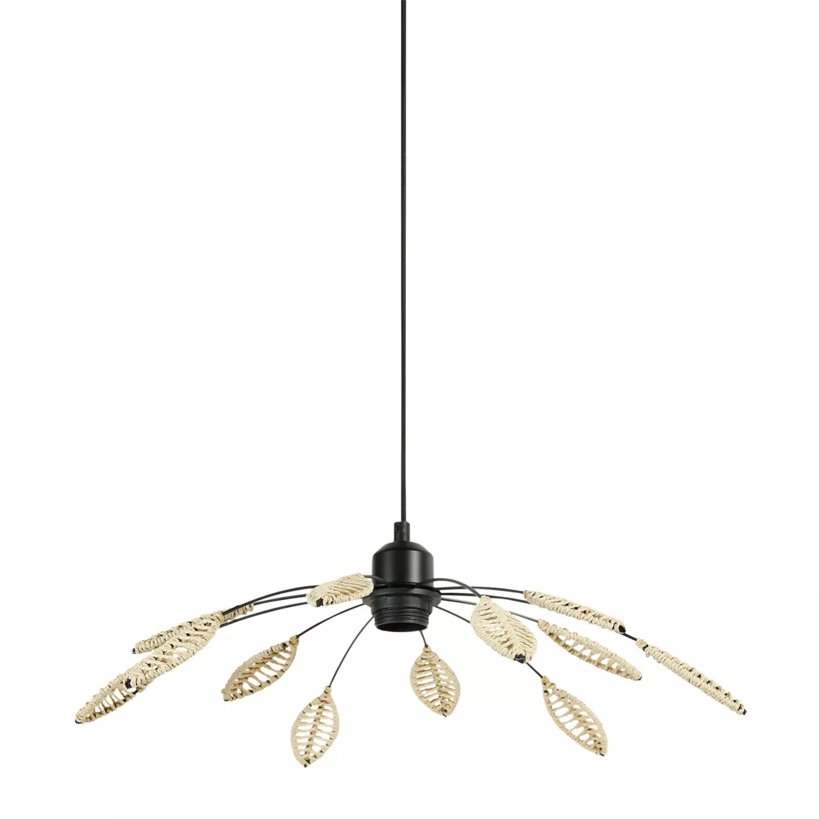 Suspension métal et pétales (D50 cm) Til Naturel