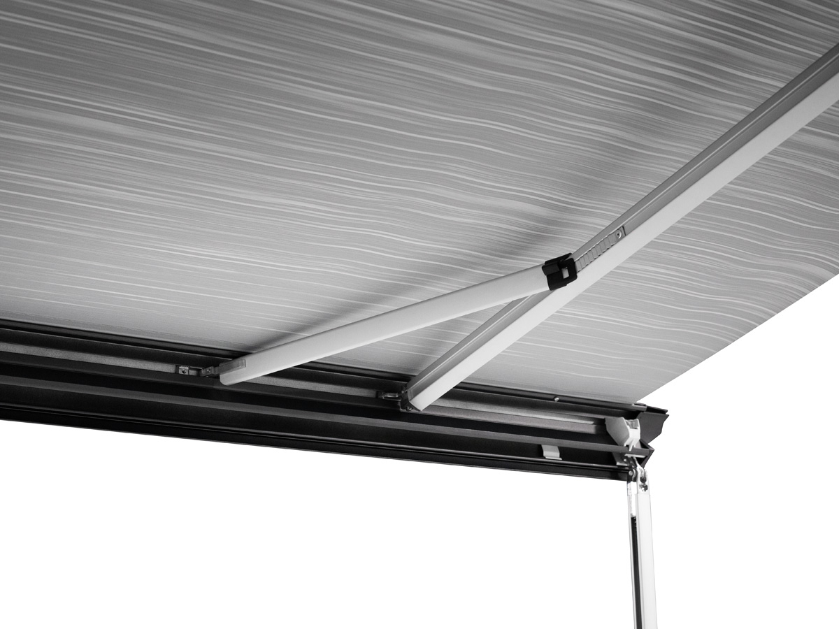 Thule Omnistor 6300 wit 260 Mystic Grey cassetteluifel