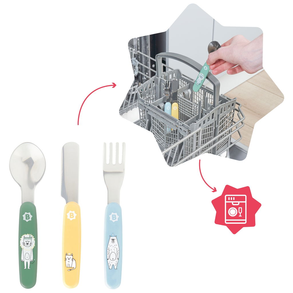 badabullebadabulle   dreiteiliges Kinderbesteckset