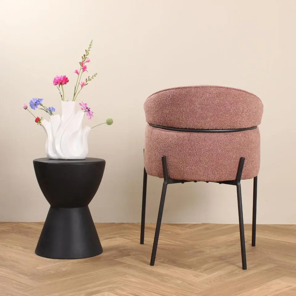 DS4U - Mira eetkamerstoel boucle - roestbruin