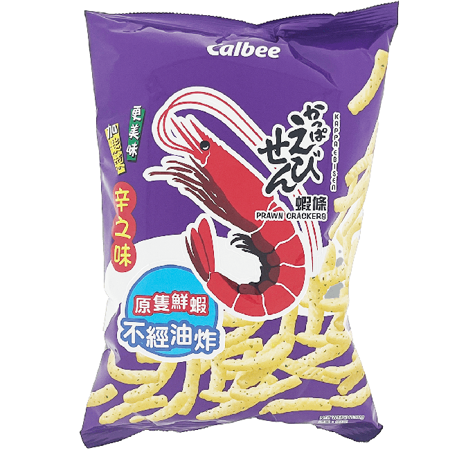 Calbee Garnalen Crackers Chips Shichimi 90g
