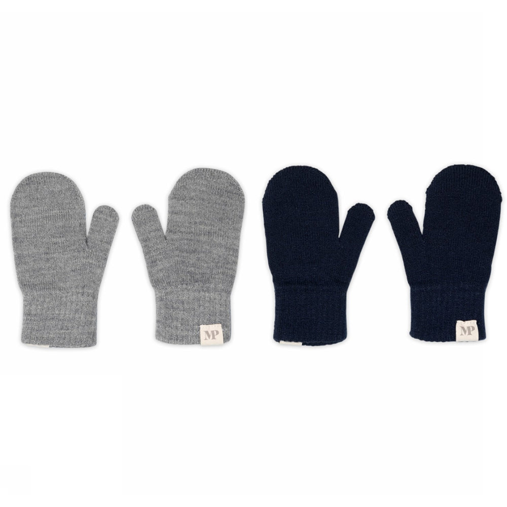 Køb Mp Danmark Mix Light Grey Mel Blue Comfy Vanter 2-Pak