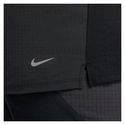 Maillot manches courtes Nike Trail Solar Chase Noir Homme