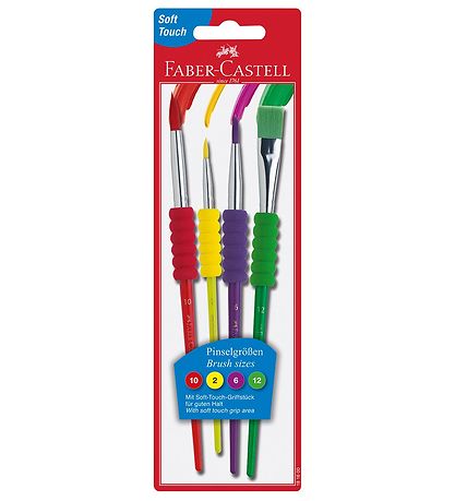 Faber-Castell Pinsel - 4 st. - Multi