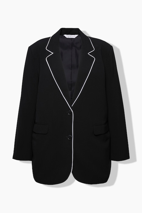 Blazer, Oversize Shape, Piping
