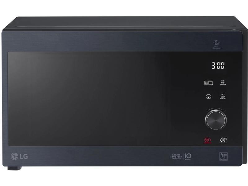 LG Mikrowelle mit Grill MH6565CPB Schwarz Mikrowellengerät mit intelligenter Inverter-Technologie