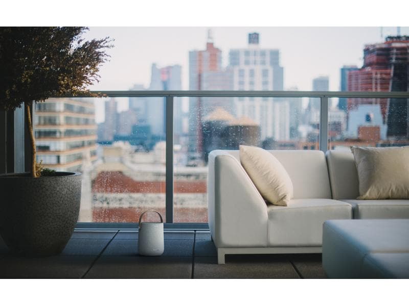 Harman/Kardon Smart Speaker Citation 200 Grau Tragbarer smarter Lautsprecher mit Klang in HD-Qualität