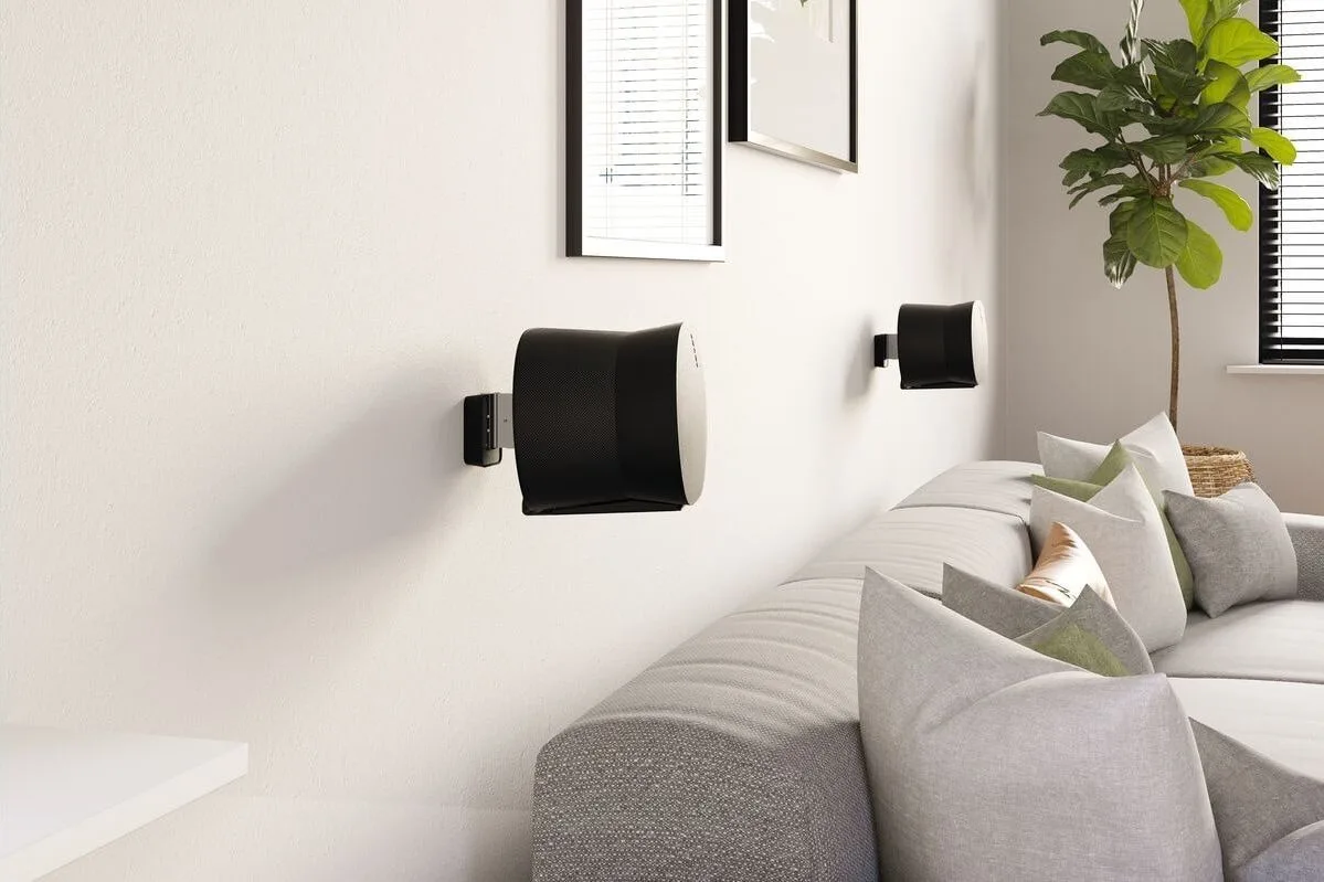 Sonos Era 300 Noir   Vogel's SWM 4131 Noir (la paire) Enceintes connectées