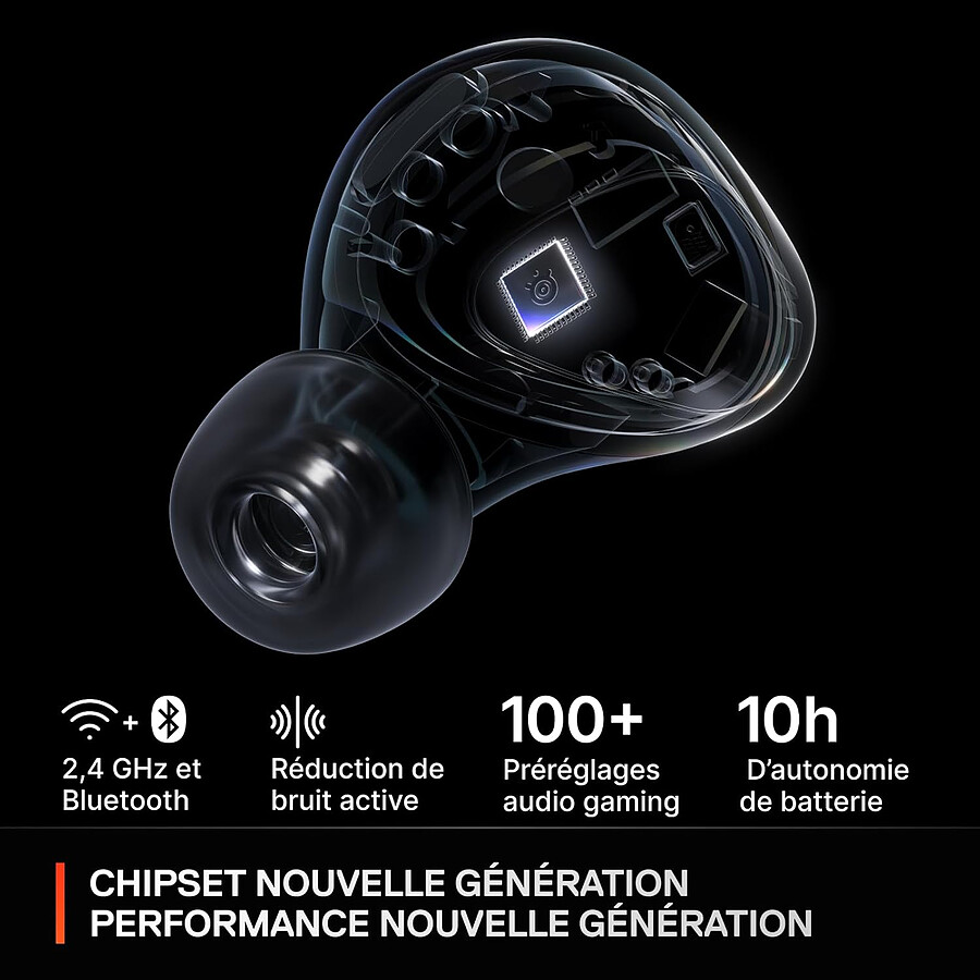 SteelSeries Arctis GameBuds for PlayStation - Noir