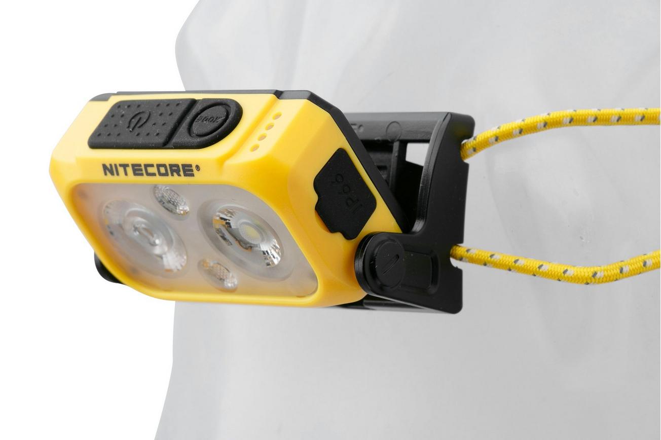 Nitecore NU21 Speed Yellow, oplaadbare hoofdlamp, 360 lumen