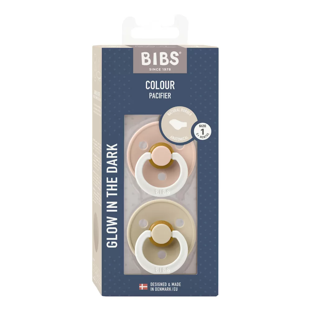 BIBS Colour Latex Anatomisk Blush GLOW/Vanilla GLOW - Flere Størrelser