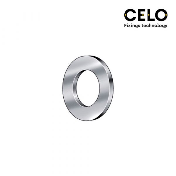 Celo Caixa 1000 Uni. Anilha Lisa Din/ref 125a 4 Galvanizado - 17256