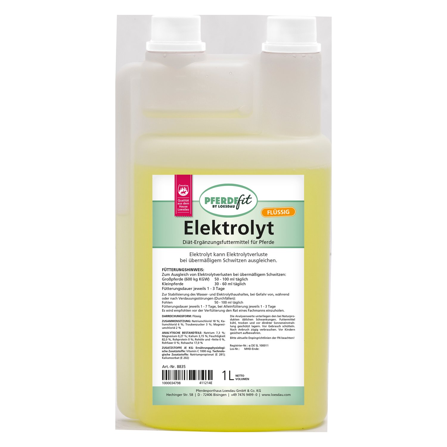 PFERDEfit by Loesdau Elektrolyt flüssig  - 1 Liter