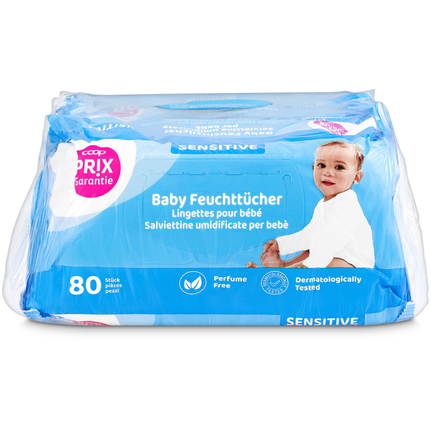 Prix Garantie Baby Feuchttücher Sensitive 4x80 Stü