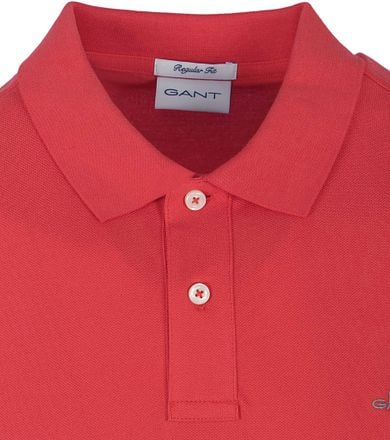 Gant Shield Regular Piqué Poloshirt Rood 2210-648 kopen