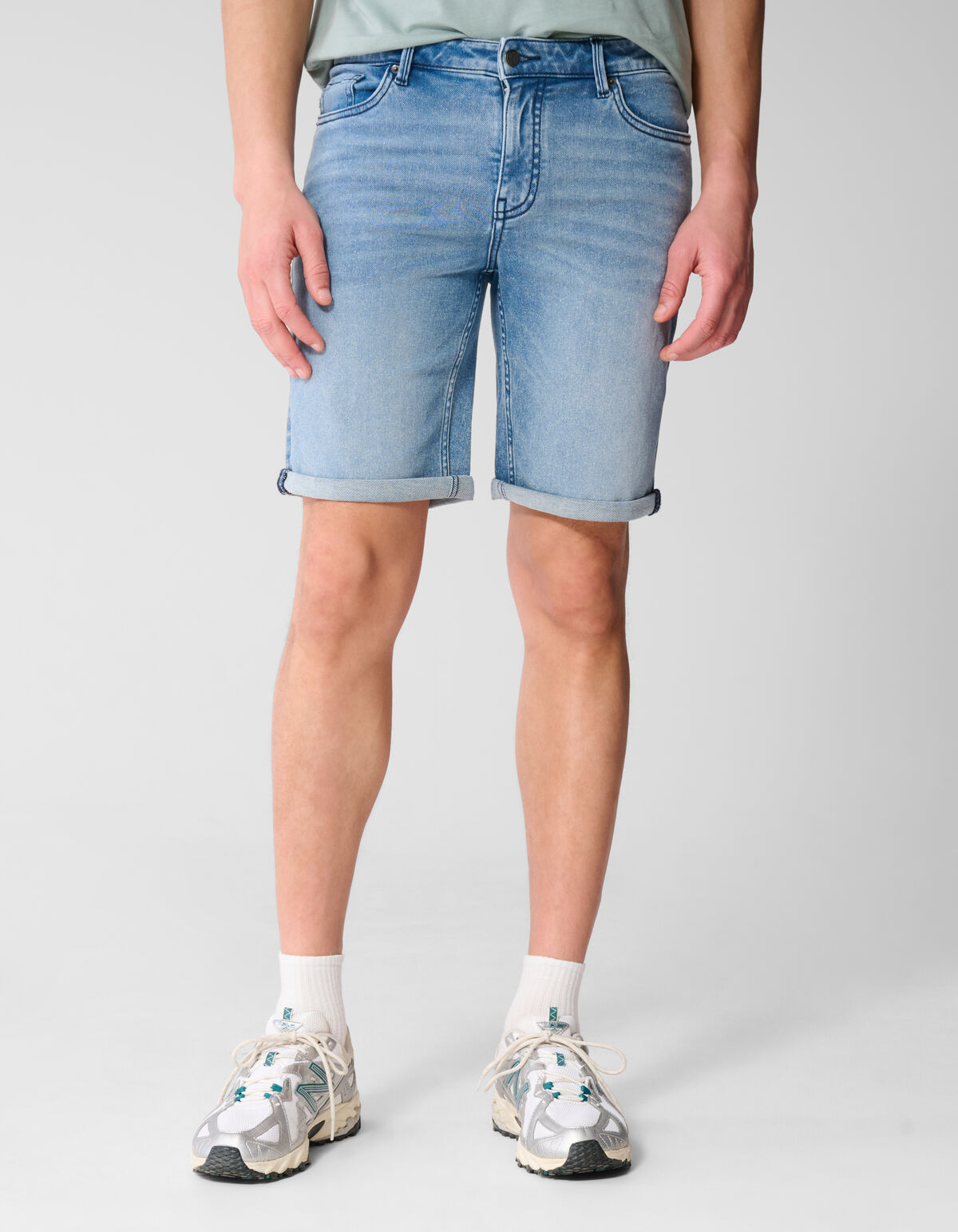 Denim Short Donkerblauw