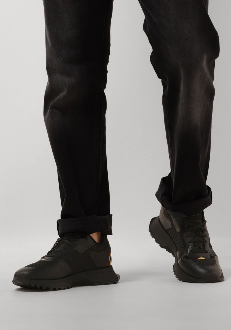 BOSS zwarte boss lage sneakers jonah runn