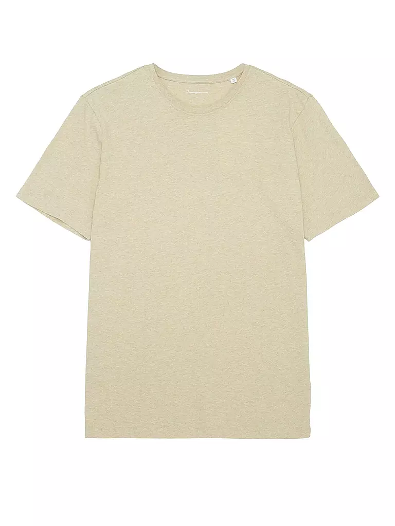 KNOWLEDGE COTTON APPAREL T-Shirt ALDER beige