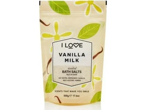 I love Sól do kąpieli Vanilla Milk 500g