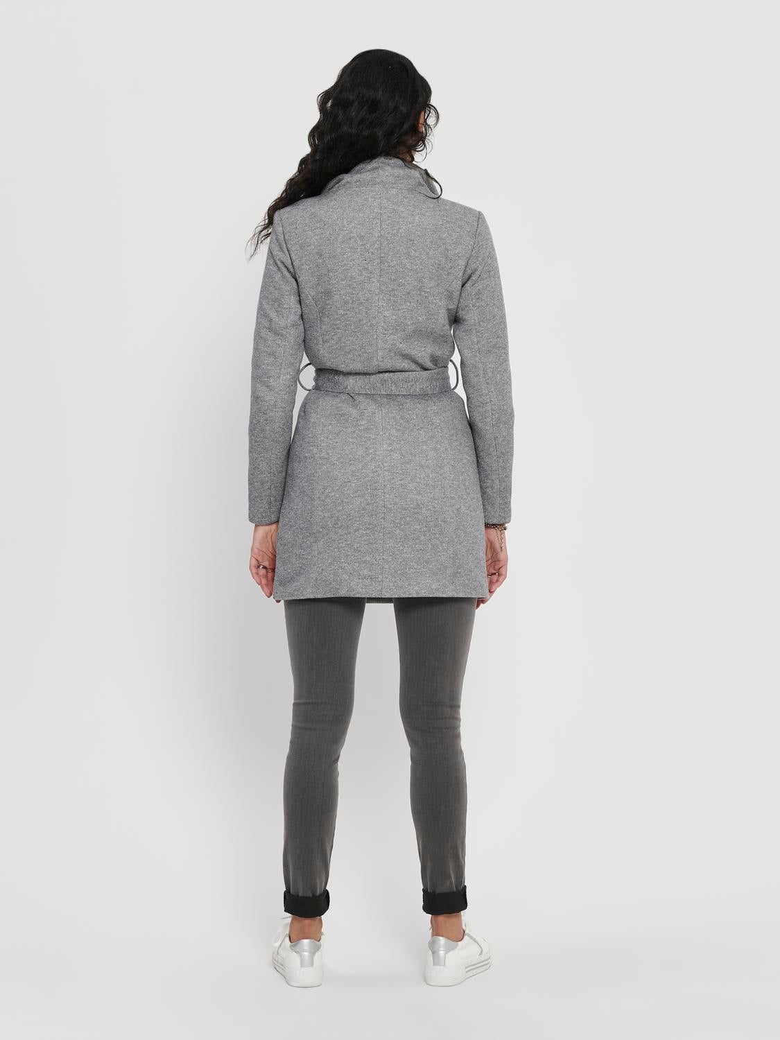 ONLELLI Mantel Light Grey Melange