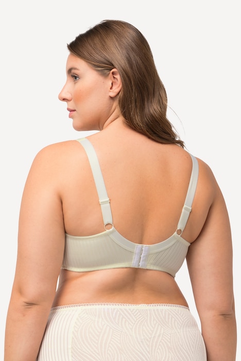 Bügel-BH, Spitze, Softcups, Rippjersey, Cup C - D
